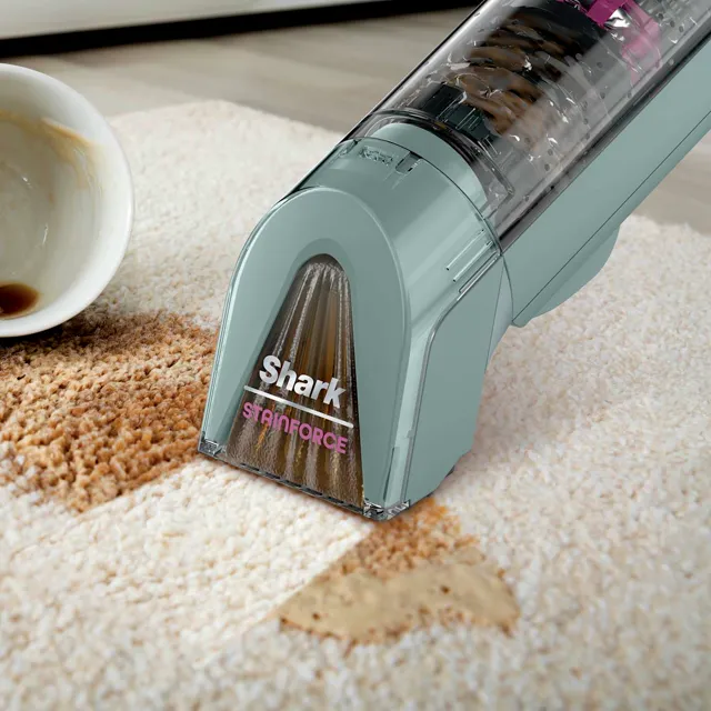 Coffee spill on a rug